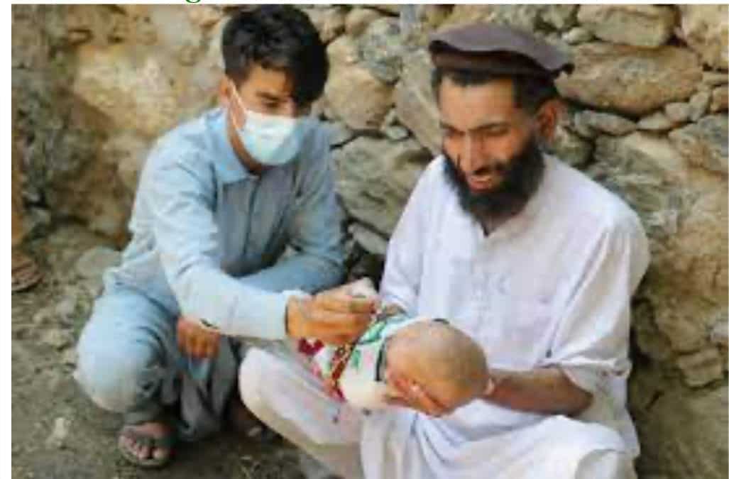 Ongoing Polio vaccination campaign in Afghanistan