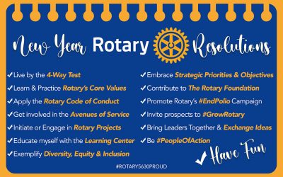 Rotary New Year Resolutions